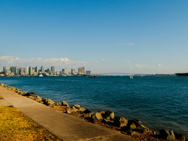 San Diego marina bay coastline, photo taken on November 17, 2024.