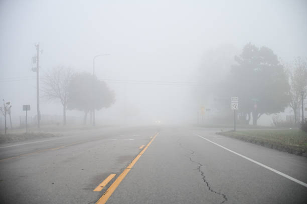 istock Foggy Weather Conditions During Morning Commute 2185477309