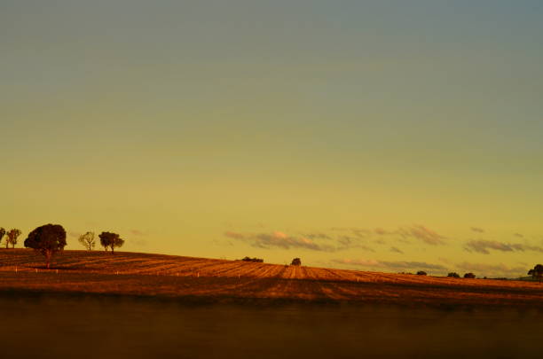 Sunset over the countryside