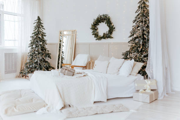 istock Christmas Tree, Holiday Decor, Festive Lights 2185492228
