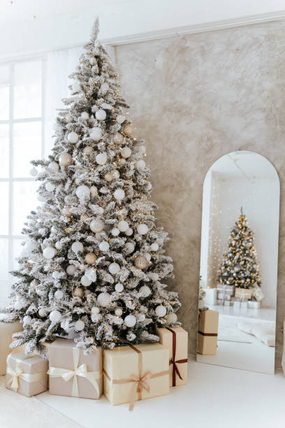 istock Christmas Tree, Holiday Decor, Festive Lights 2185492472