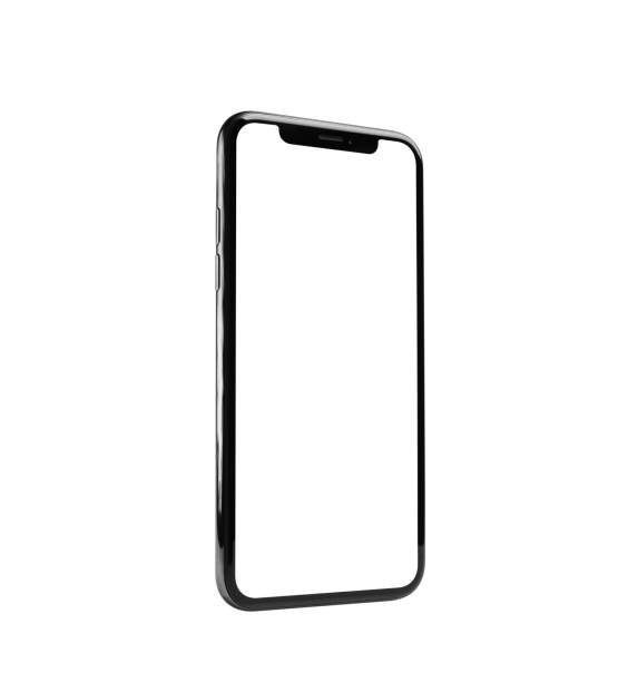 istock Smartphone mockup with blank screen for template banner. Clipping path. 2185493632