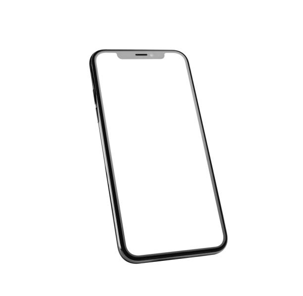 istock Smartphone mockup with blank screen for template banner. Clipping path. 2185493664