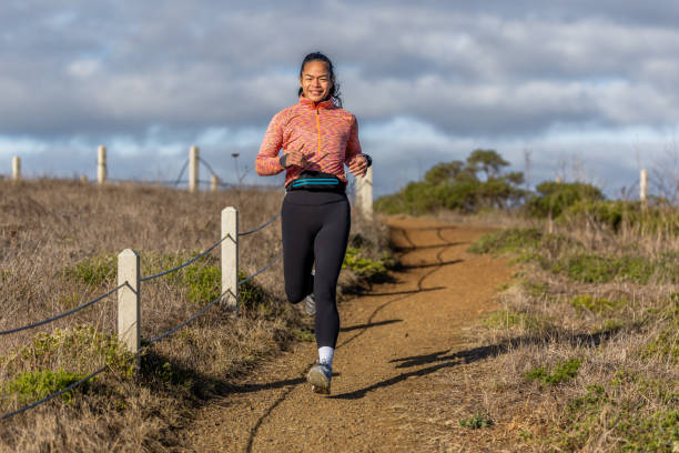 istock Asian Woman Trail Runner 2185501799
