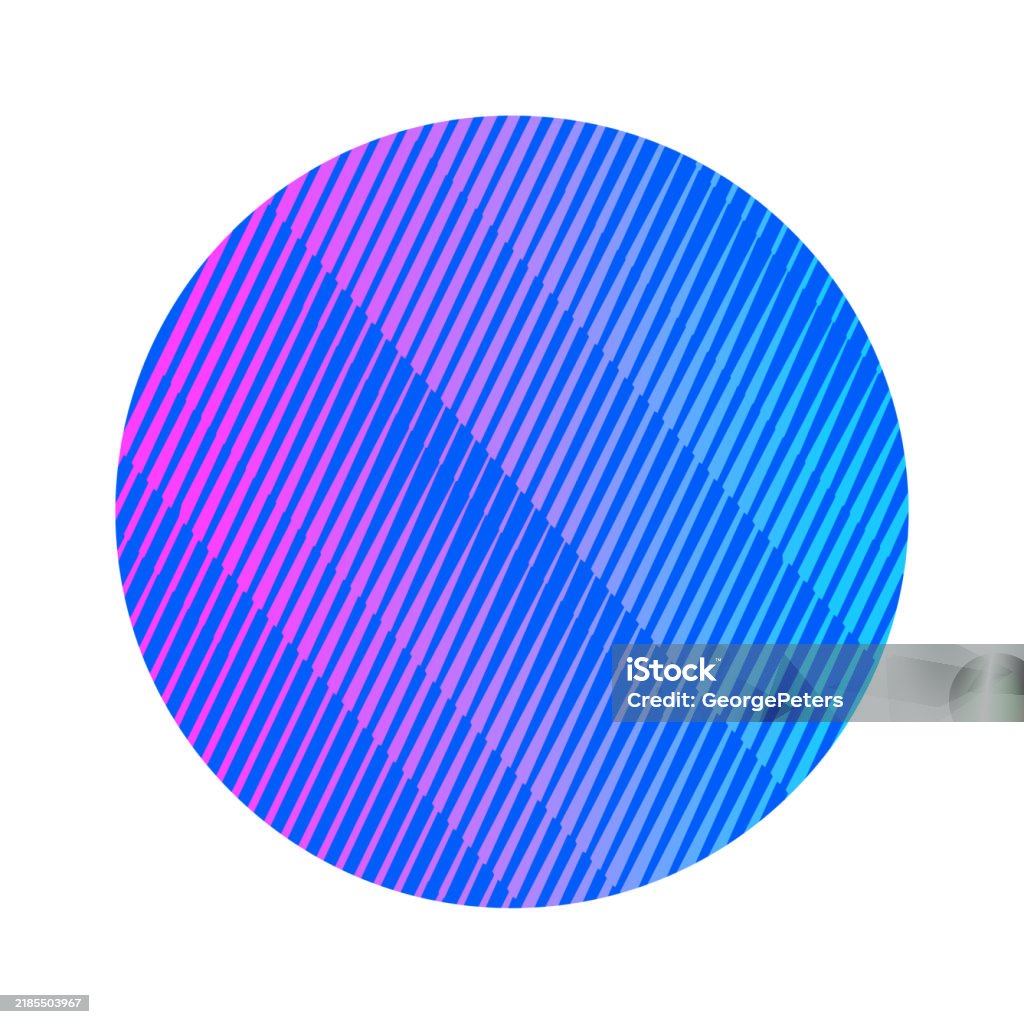 Diagonal In Circle Circle With Diagonal Stripes Background Stock Illustration - Download ...