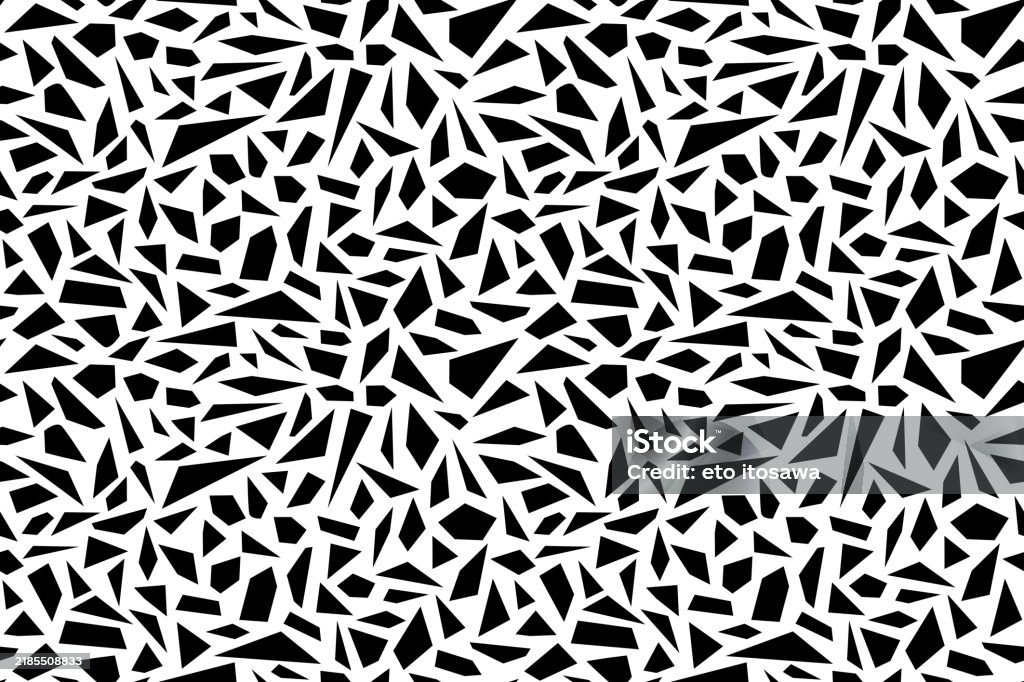 Random Polygon Black Line Simple Pattern Pattern Background Illustration Of Randomly Scattered Black Shapes ...