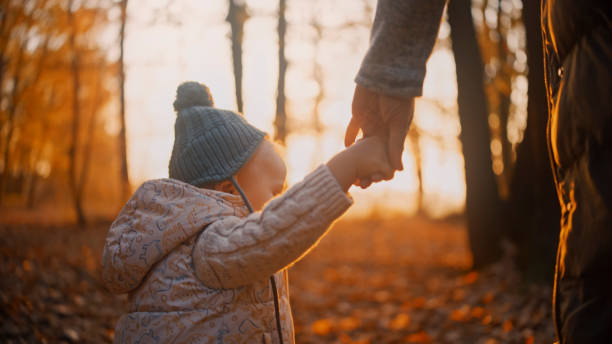 istock Autumn Bonding Moment with Mother and Child 2185513765