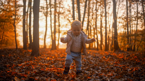 istock Autumn Joy with Mother and Son 2185513848