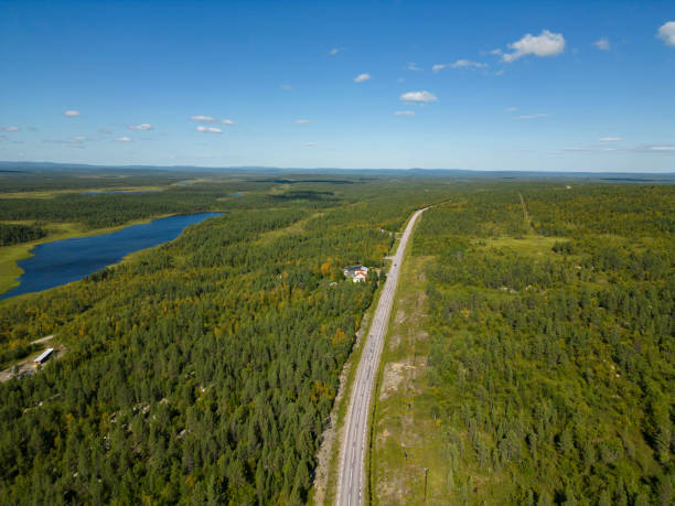 istock straight road from above aerial view 2185517994