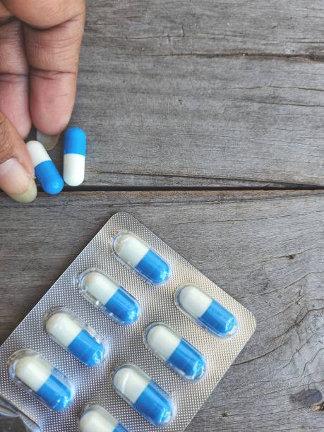 istock Capsule medicine in a sheet 2185521857