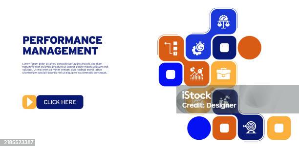 Performance Manage Vector Performance Management Related Vector Illustration Business Strategy ...