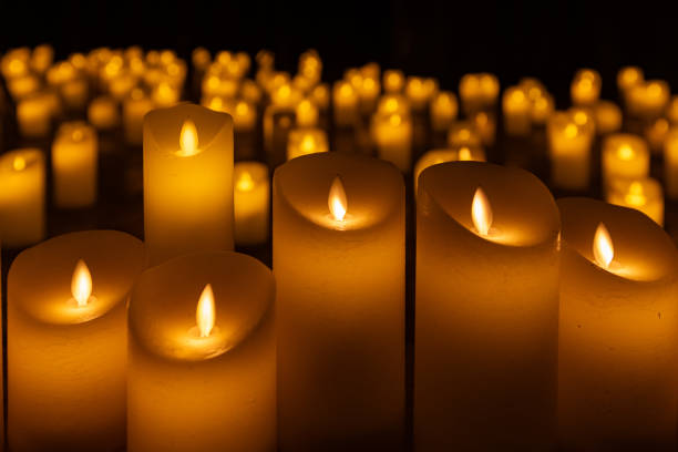istock blurred symphonic orchestra on stage with lots of candles 2185523885