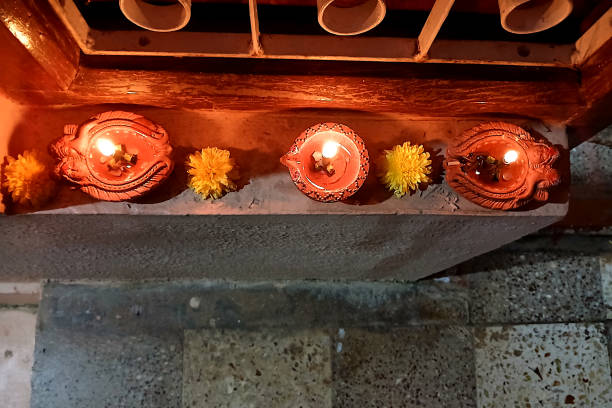 istock Burning Oil Lamps during Deepavali 2185527440