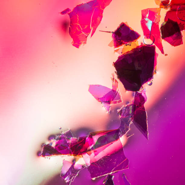 istock Abstract Shattered Glass Graphic with Colorful Background 2185529815