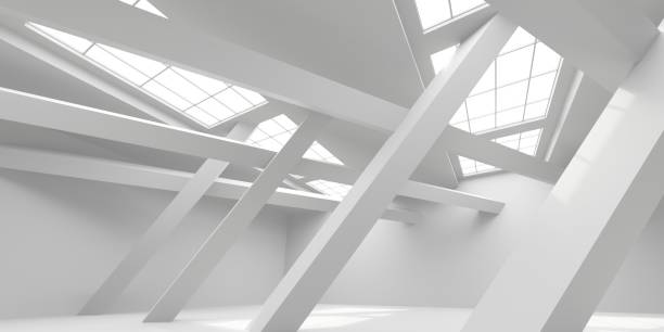 istock Abstract light corridor interior. Futuristic architecture background 2185542991