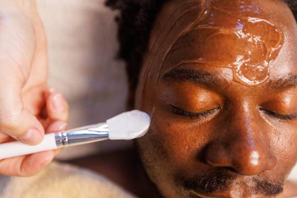 istock African Man At Beauty Spa 2185545853