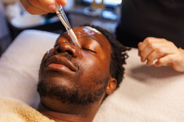 istock African Man At Beauty Spa 2185545871