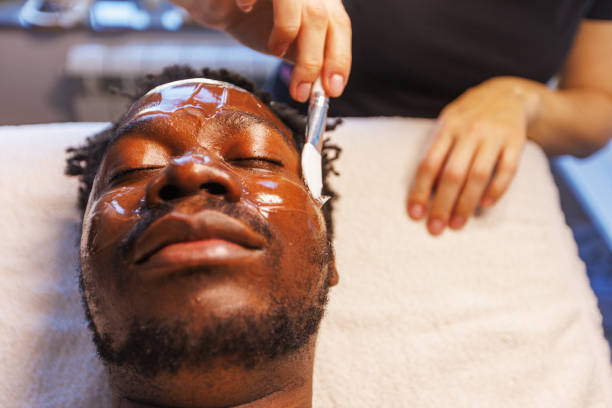 istock African Man At Beauty Spa 2185545874