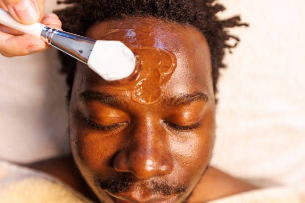 istock African Man At Beauty Spa 2185545882