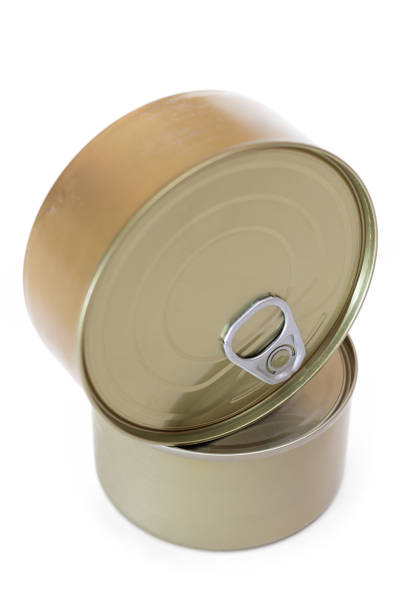 istock A Group of Stacked Tin Cans with Blank Edges Isolated on White 2185546556