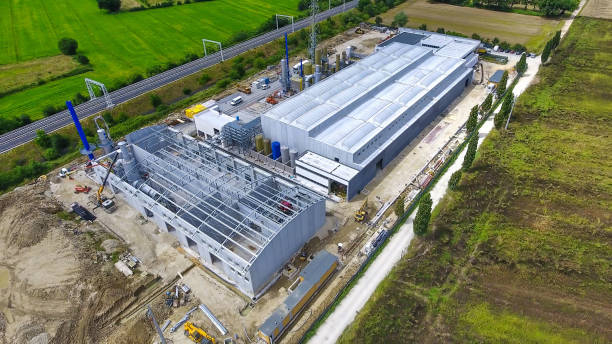 istock Early Construction Phase with Workers and Equipment on Site 2185553478
