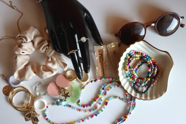 istock Hand Figurine, Various Jewelry And Accessories 2185556763