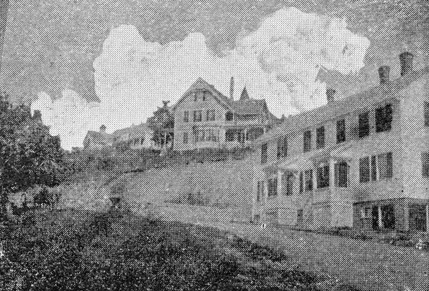 istock Antique image of Worcester and surroundings, Massachusetts 2185567308
