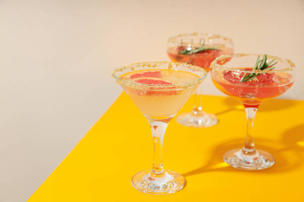 istock Grapefruit cocktail, alcohol or non alcoholic drink for party, space for text 2185567723
