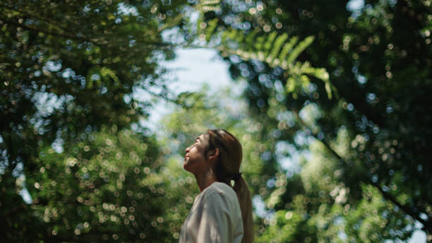 istock Woman resting at nature. 2185569193