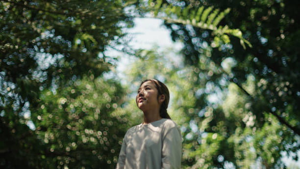 istock Woman resting at nature. 2185569199