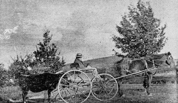 Antique image of Worcester and surroundings, Massachusetts
