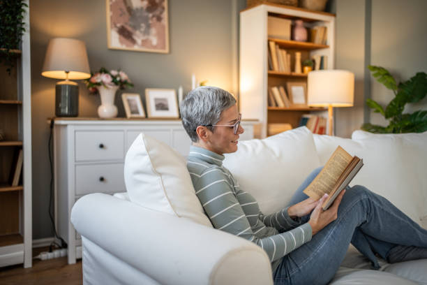 istock A book as an escape from the world 2185573471