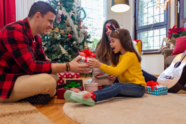 istock Christmas at home, time for presents 2185573865