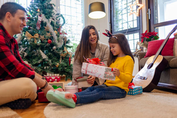istock Christmas at home, time for presents 2185573866