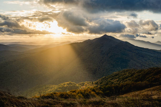 istock Epic Sunrise over Carynska Meadow from Wetlinska Meadow 2185575335