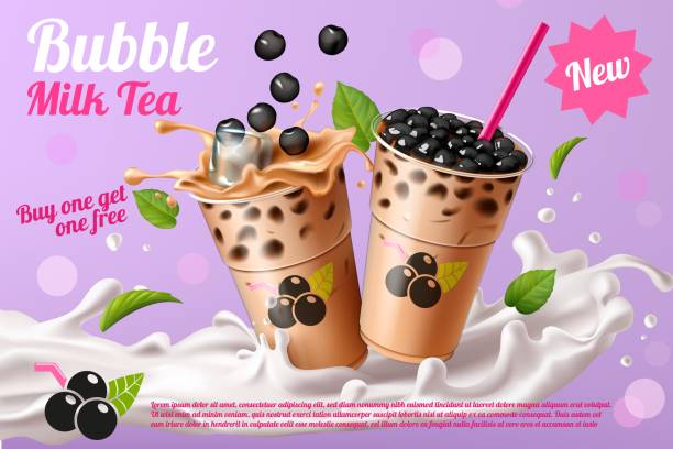 2,600+ Milk Tea Poster Illustrations - iStock