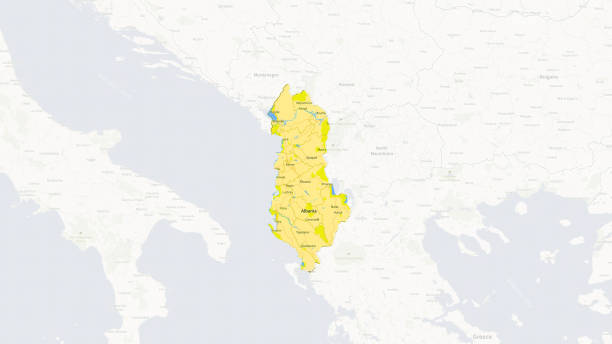 This visually appealing world map features a specific country highlighted in yellow to draw attention. Clear borders and labeled cities provide detailed geographic context. It is perfect for educational content, presentations, or creative projects that require a unique and eye-catching map design.\n\n\nCredit: https://www.nasa.gov/topics/earth/images