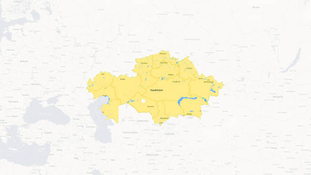 This visually appealing world map features a specific country highlighted in yellow to draw attention. Clear borders and labeled cities provide detailed geographic context. It is perfect for educational content, presentations, or creative projects that require a unique and eye-catching map design.Credit: https://www.nasa.gov/topics/earth/images