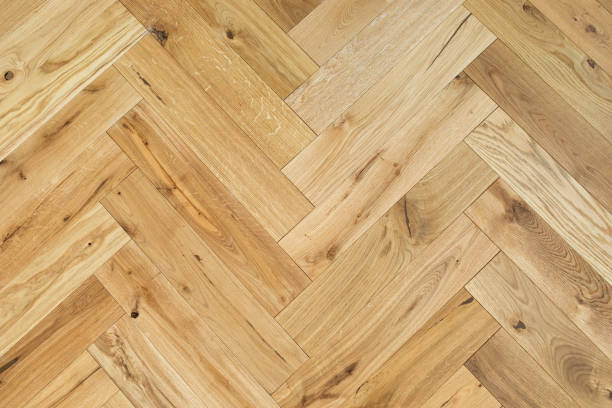 istock Natural wooden oak parquet flooring background. Rustic floor pattern for interior and indoor home design top view. 2185592882