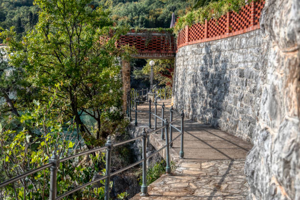 istock Lungomare coast famous walkway in Opatija 2185593195