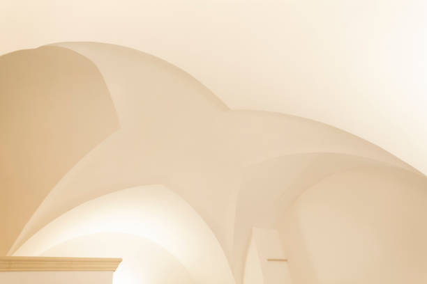 istock Closeup of a beautifully designed ceiling with graceful arches 2185594339