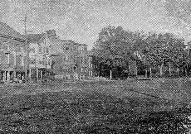 istock Antique image of Worcester and surroundings, Massachusetts: Main Street, Upper Common 2185596072