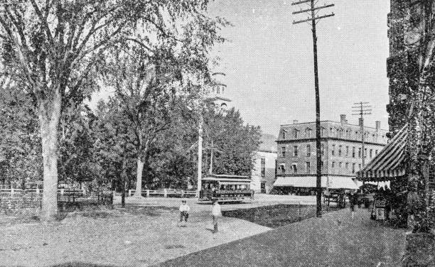 Antique image of Worcester and surroundings, Massachusetts: Leominster