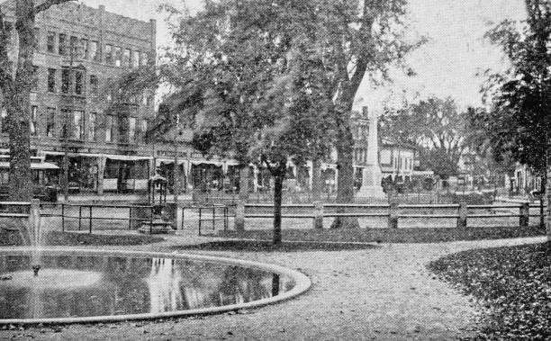 Antique image of Worcester and surroundings, Massachusetts: Leominster