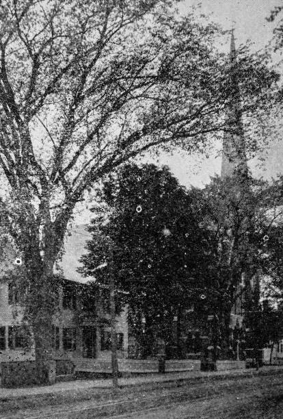 istock Antique image of Worcester and surroundings, Massachusetts: Leominster 2185599918