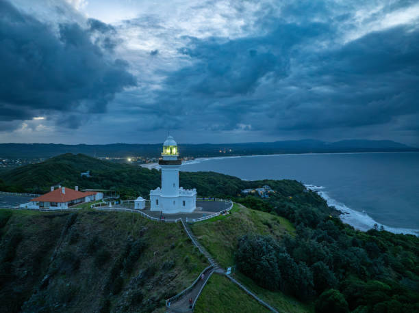 istock Cape Byron Lighthouse at sunset, Byron Bay, Australia 2185600170