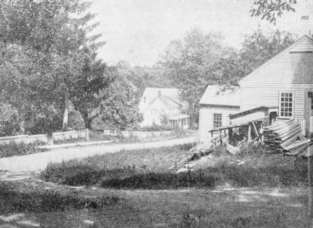 istock Antique image of Worcester and surroundings, Massachusetts: Harvard 2185600679