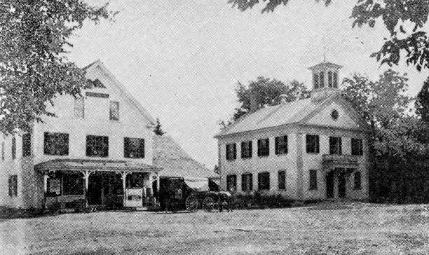 istock Antique image of Worcester and surroundings, Massachusetts: Harvard 2185600809