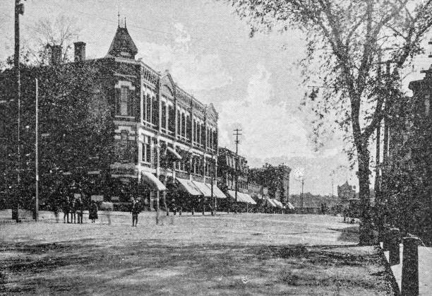istock Antique image of Worcester and surroundings, Massachusetts: Clinton 2185602058