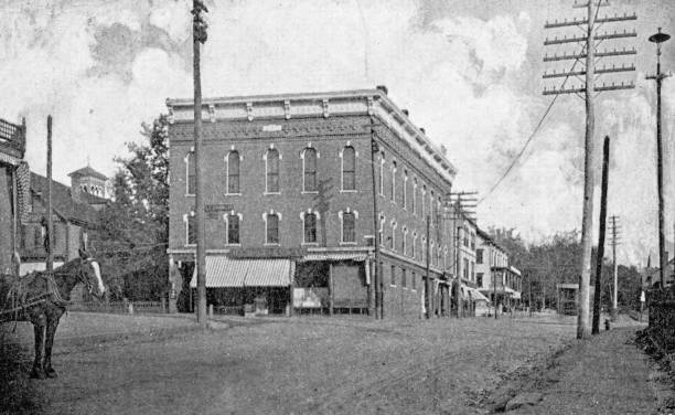 istock Antique image of Worcester and surroundings, Massachusetts: Clinton 2185602214
